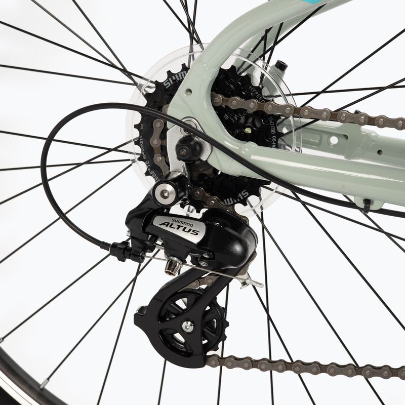 Велосипед гірський жіночий ATTABO ALPE 1.0 17" сірий 18