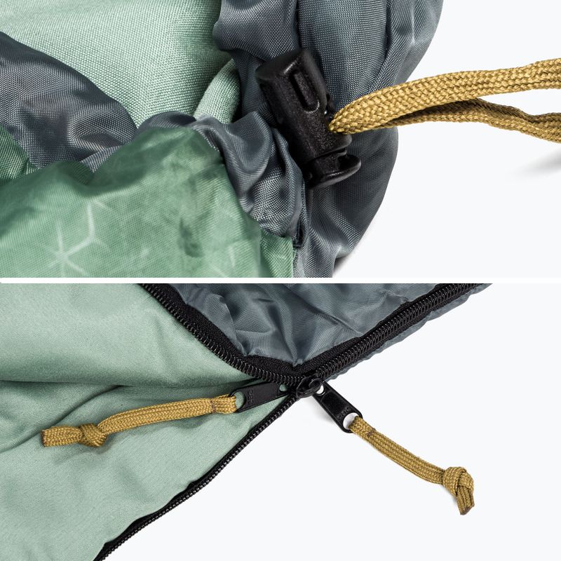 Спальний мішок KADVA Dorma R правий зелений 8