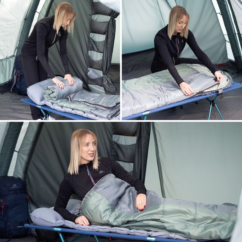 Спальний мішок KADVA Dorma л lewy зелений 6