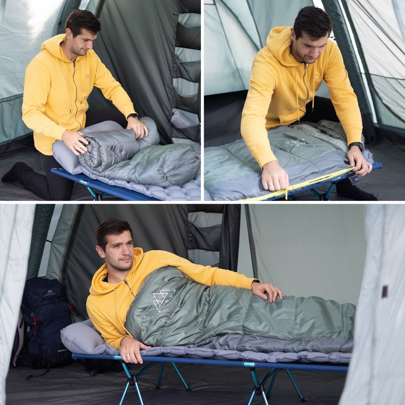 Спальний мішок KADVA Faran л lewy зелений 5