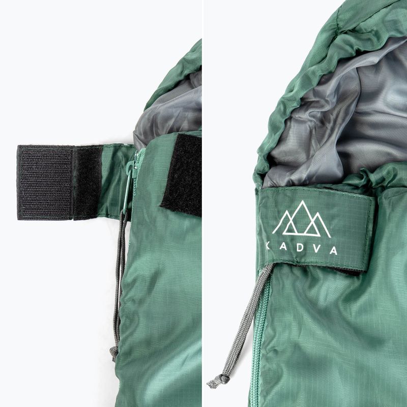 Спальний мішок KADVA Mumio R правий зелений 9