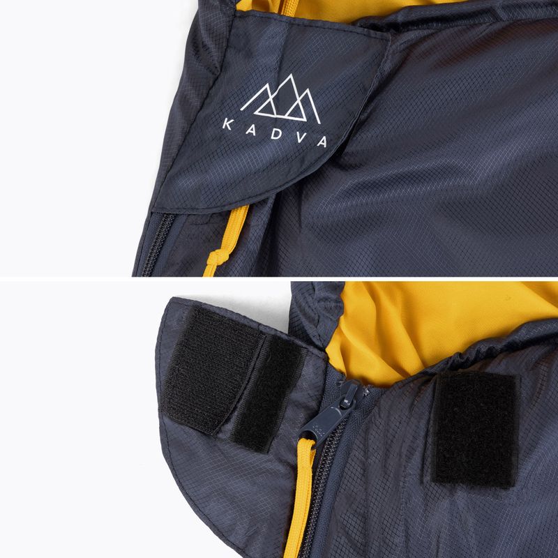 Спальний мішок KADVA Light 800 R правий синій 9