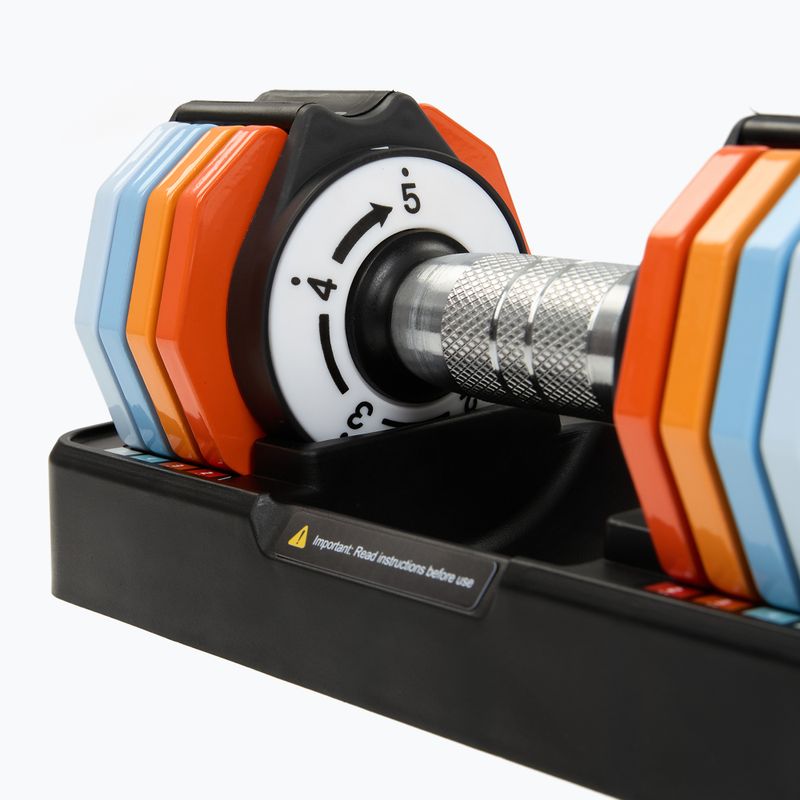 Комплект гантелей регульованих XTREXO 2 x 5 кг multicolor 5