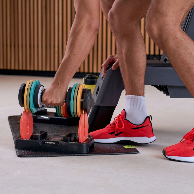 Комплект гантелей регульованих XTREXO 2 x 10 кг multicolor 9