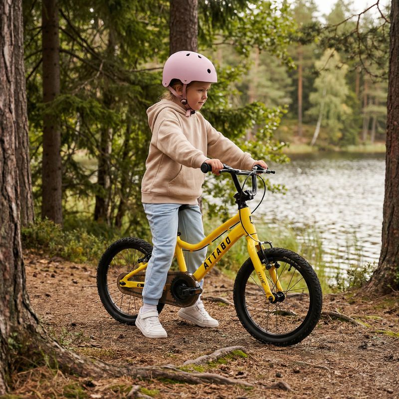 Велосипед дитячий ATTABO EASE 16" 7,3 kg жовтий 4