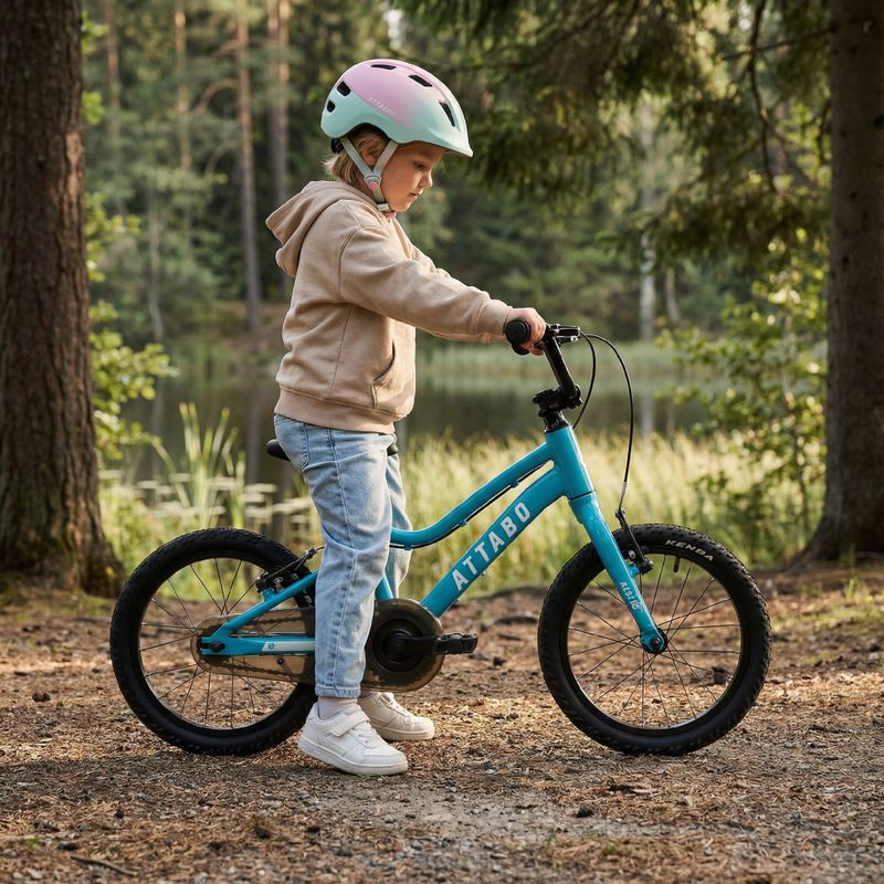Велосипед дитячий ATTABO EASE 16" 7,3 kg бірюзовий 6