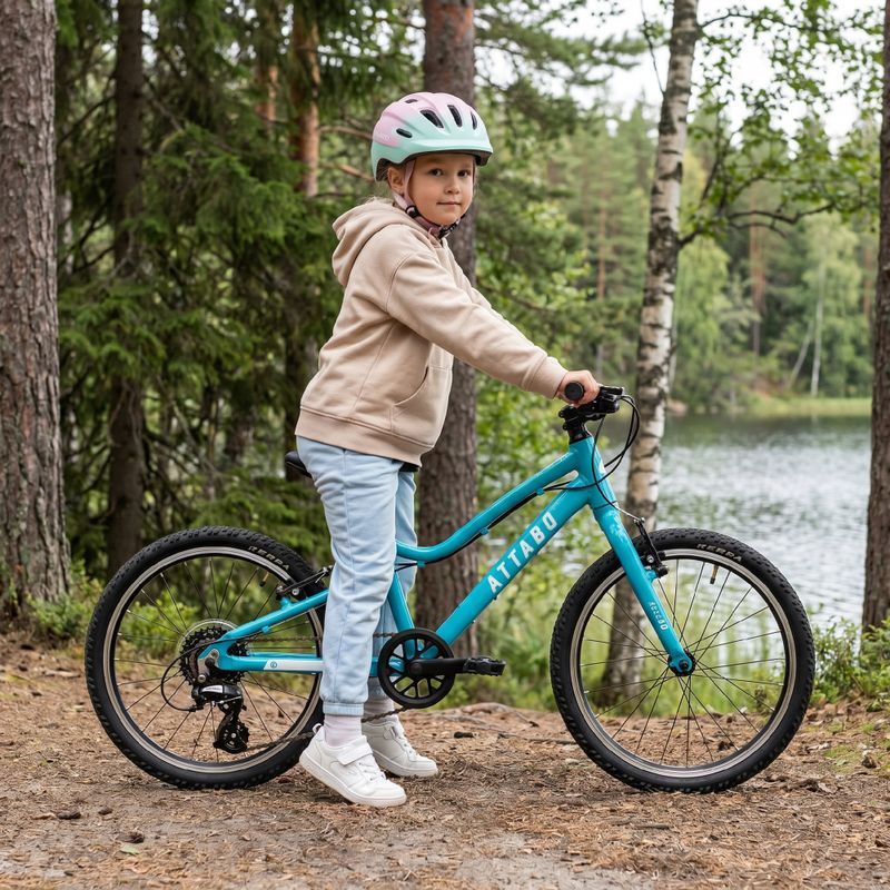 Велосипед дитячий ATTABO EASE 20" 9,1 kg бірюзовий 3
