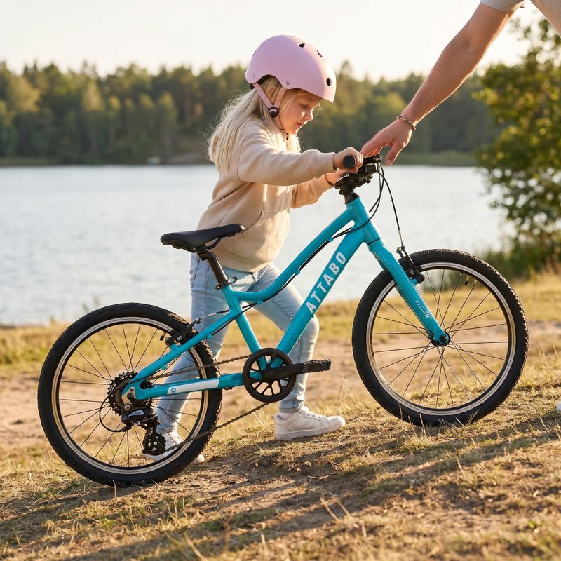 Велосипед дитячий ATTABO EASE 20" 9,1 kg бірюзовий 6