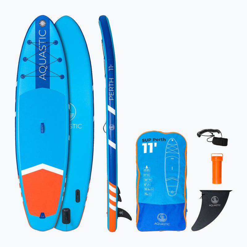 SUP дошка AQUASTIC Perth 11' allround блакитна