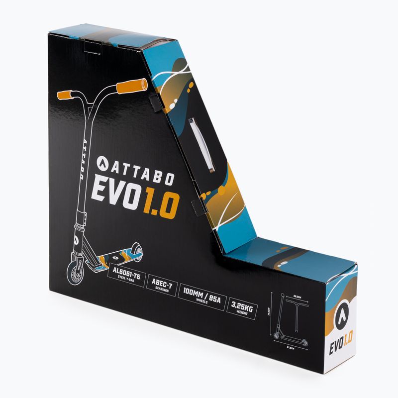Самокат фрістайл дитячий ATTABO EVO 1.0 блакитний 16
