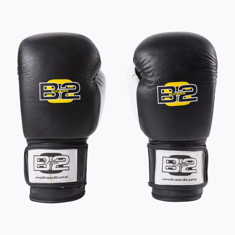 Рукавиці боксерські DIVISION B-2 DIV-SG01 black/white