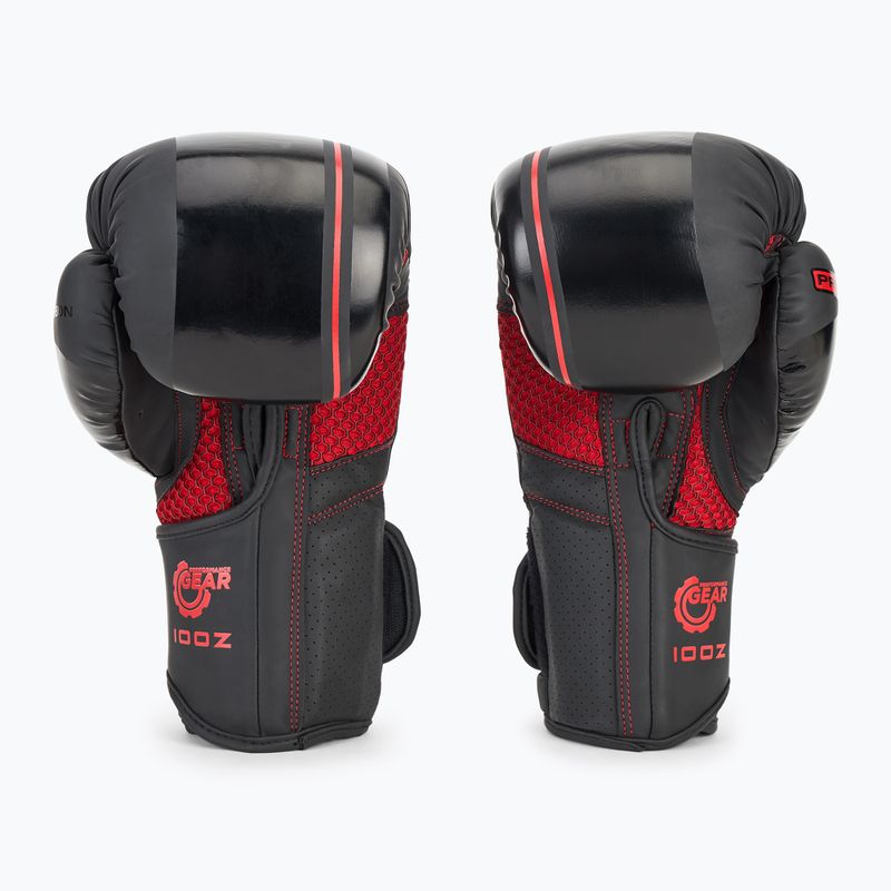 Рукавиці боксерські DIVISION B-2 Pro Carbon black/red 3