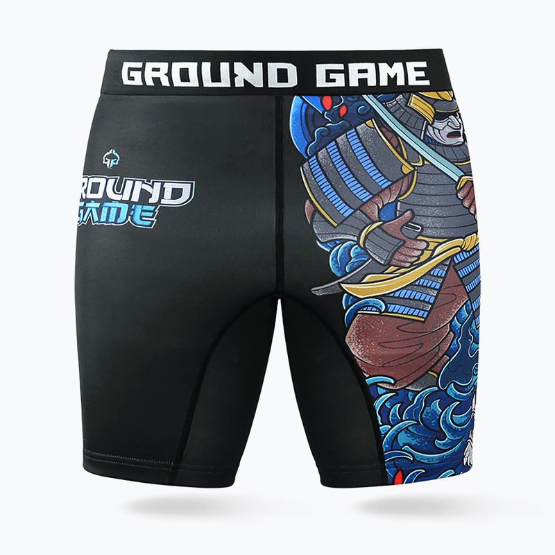 Чоловічі тренувальні шорти Ground Game Vale Tudo Yokai 3.0 чорні/різнокольорові