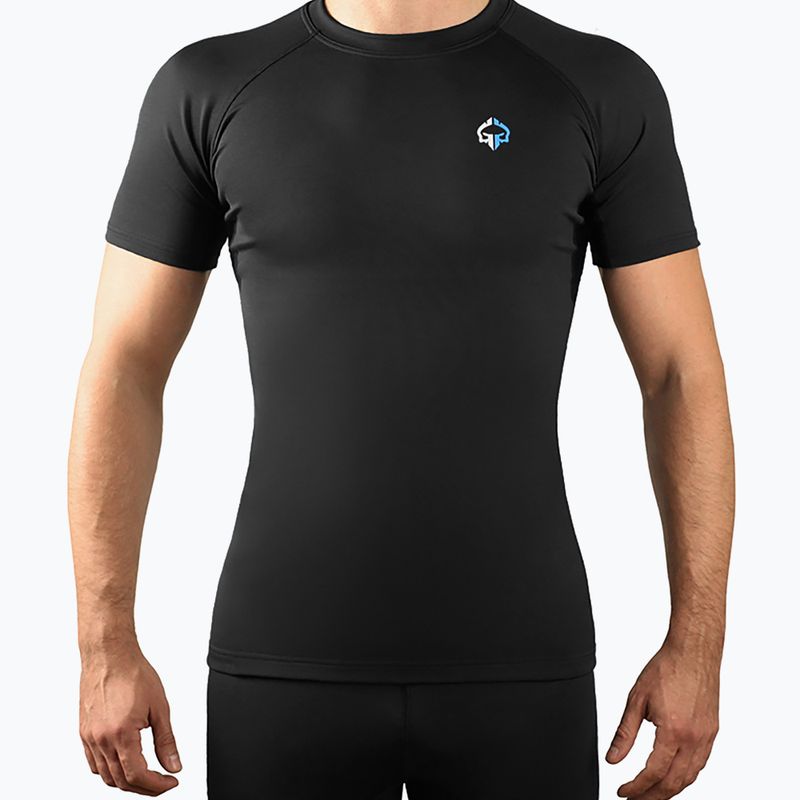 Рашгард чоловічий Ground Game Essential rashguard чорний 22RASHESLOGOSS