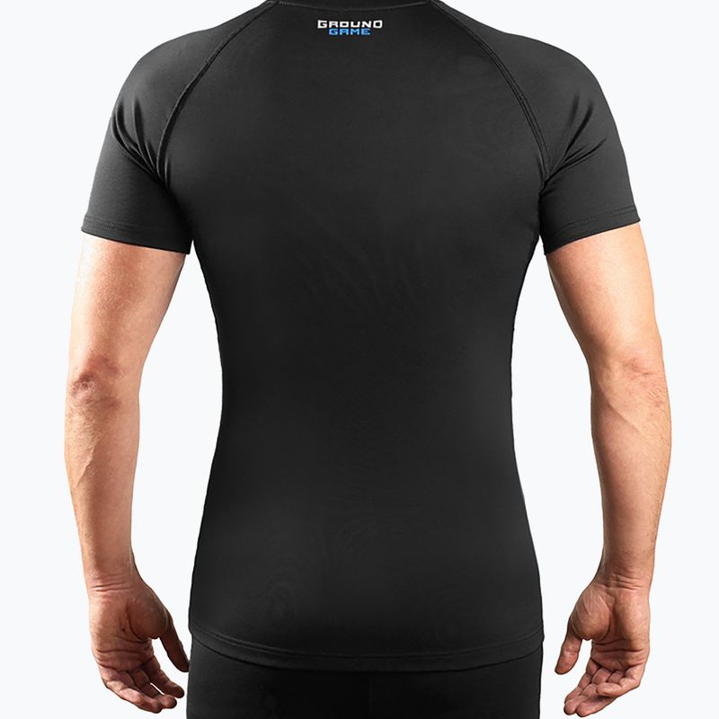 Рашгард чоловічий Ground Game Essential rashguard чорний 22RASHESLOGOSS 3