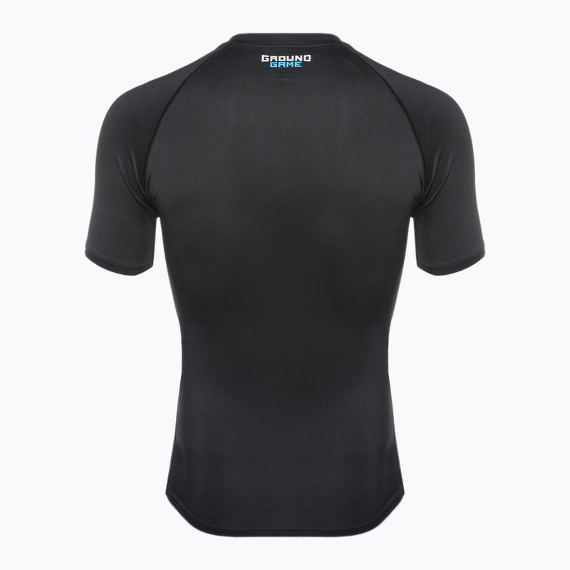 Рашгард чоловічий Ground Game Essential rashguard чорний 22RASHESLOGOSS 5