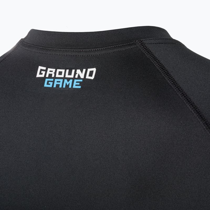 Рашгард чоловічий Ground Game Essential rashguard чорний 22RASHESLOGOSS 7