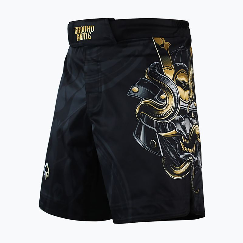 Шорти для ММА чоловічі Ground Game MMA Oni Samurai чорні 22SHORMMASAM3 2