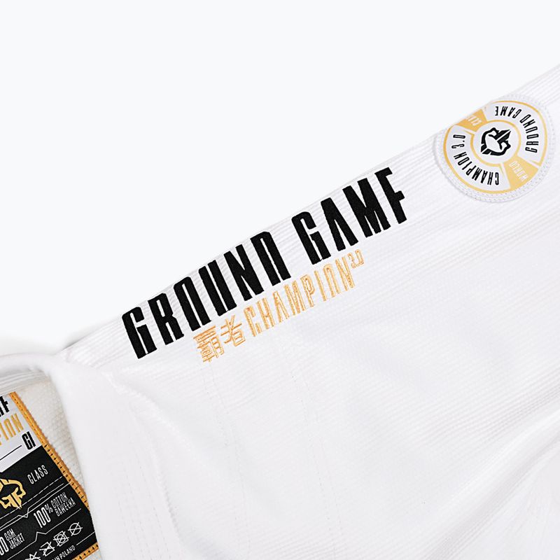 Гі для бразильського джиу-джитсу Ground Game Champion 3.0 білий 17