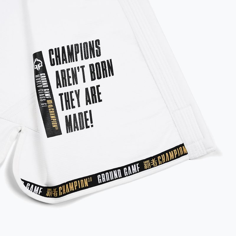 Гі для бразильського джиу-джитсу Ground Game Champion 3.0 білий 19