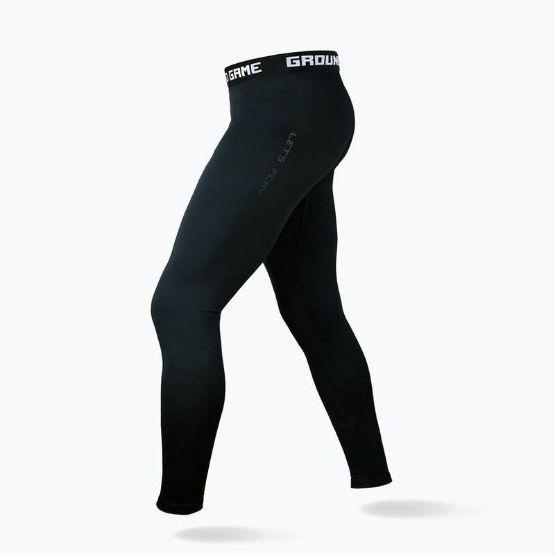 Легінси для тренувань Ground Game Athletic Shadow Black чорний 4