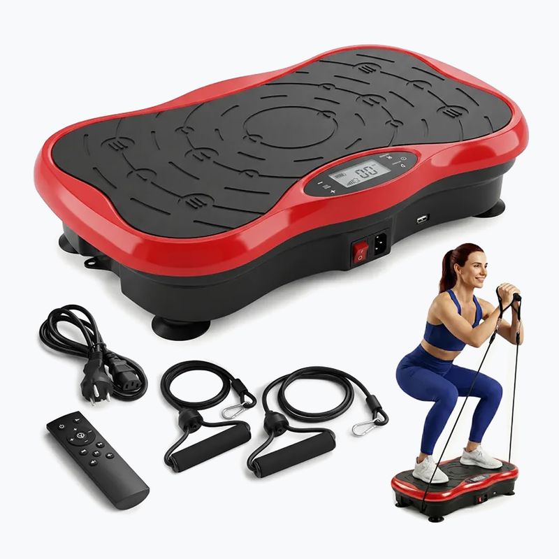 Вібраційна платформа Extralink Moonwalk Spin Move black/red 4