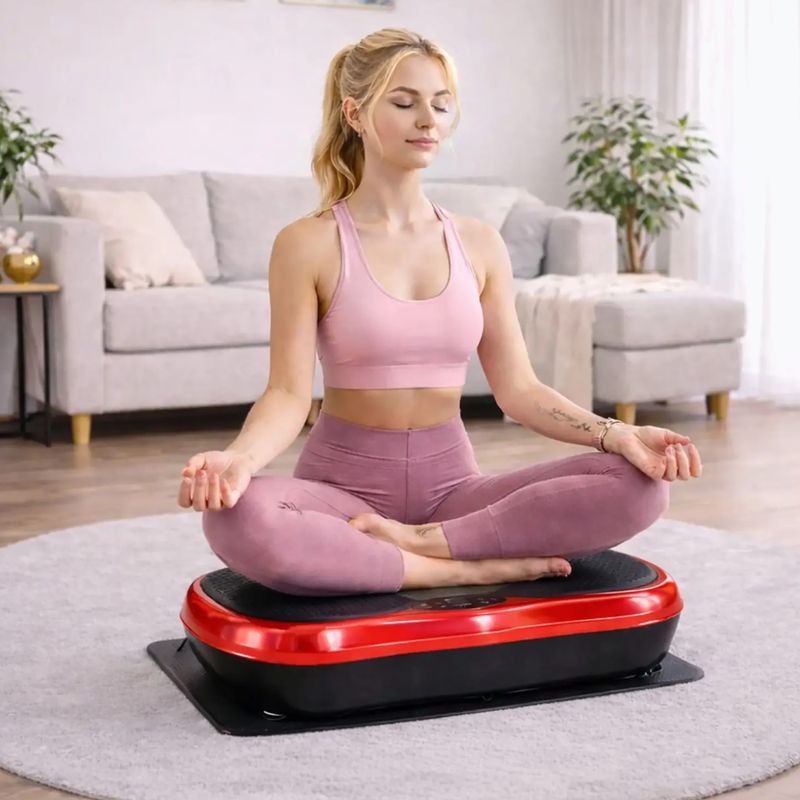 Вібраційна платформа Extralink Moonwalk Spin Move black/red 11