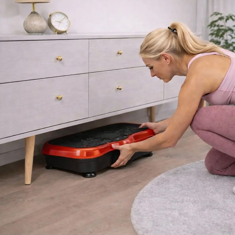 Вібраційна платформа Extralink Moonwalk Spin Move black/red 12