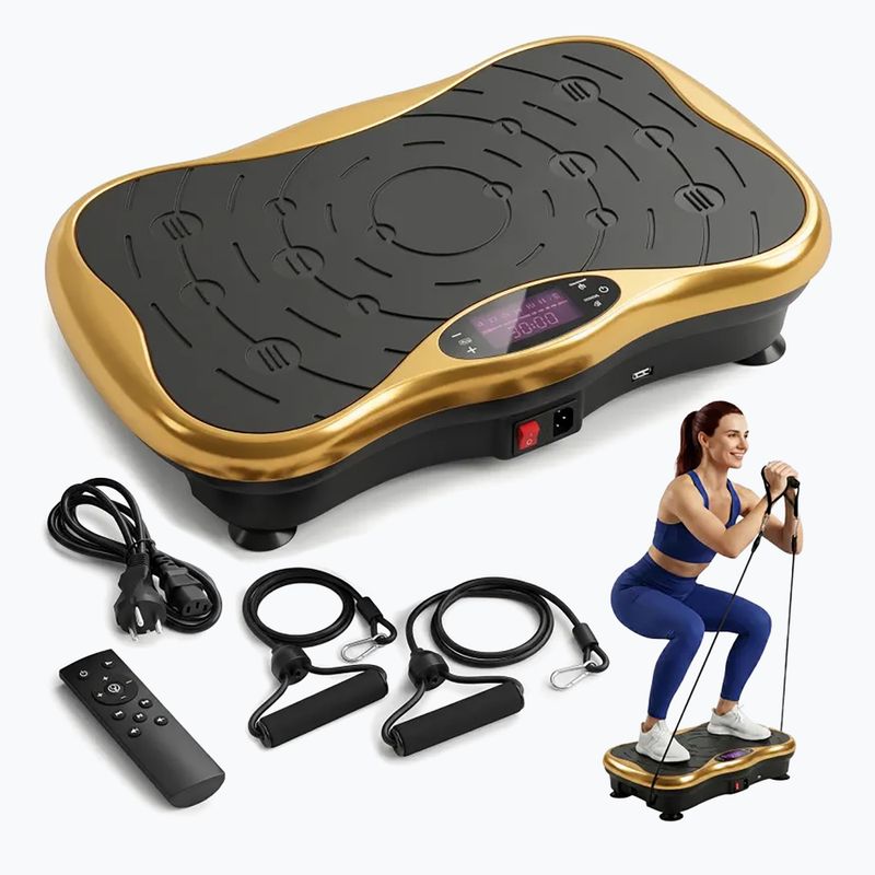 Вібраційна платформа Extralink Moonwalk Spin Move black/gold 7