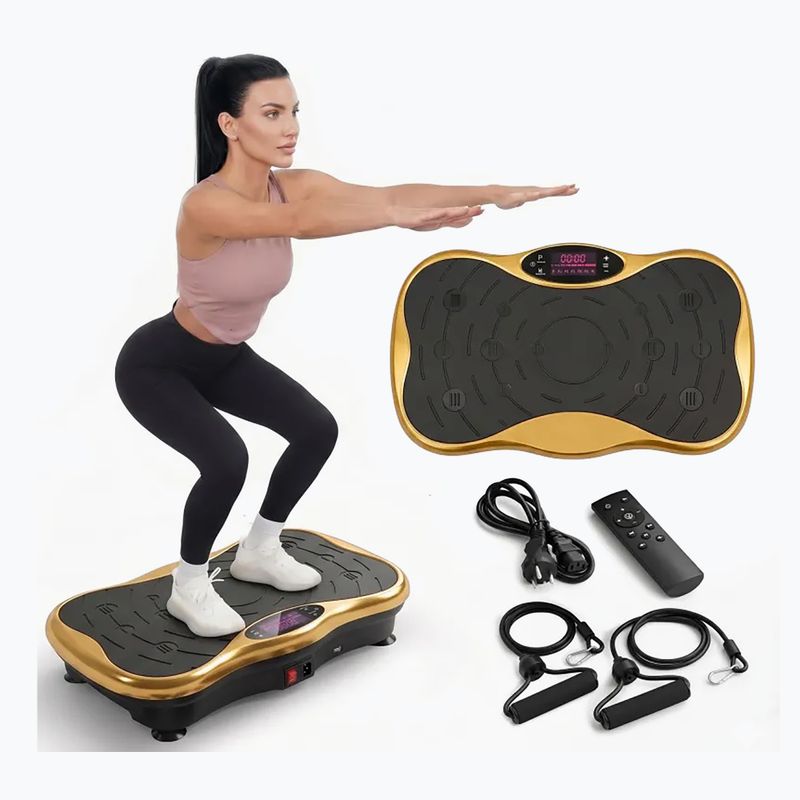 Вібраційна платформа Extralink Moonwalk Spin Move black/gold 8