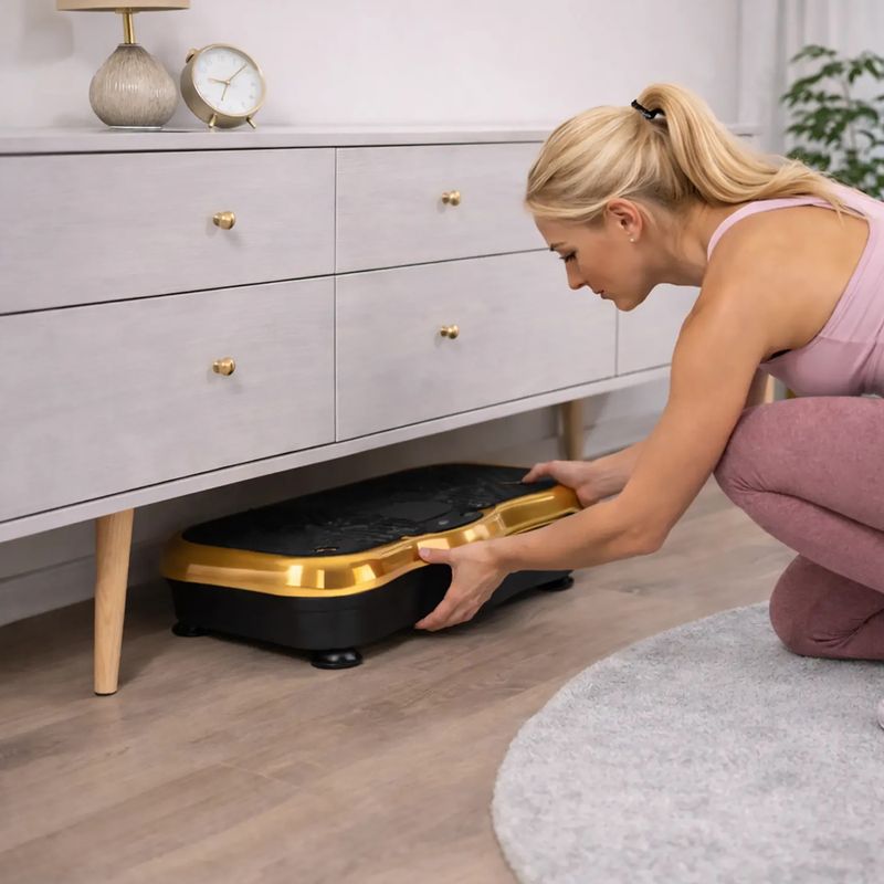 Вібраційна платформа Extralink Moonwalk Spin Move black/gold 16