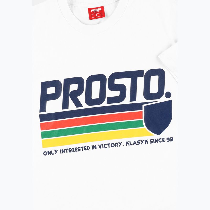 Чоловіча футболка PROSTO Fruiz біла 3