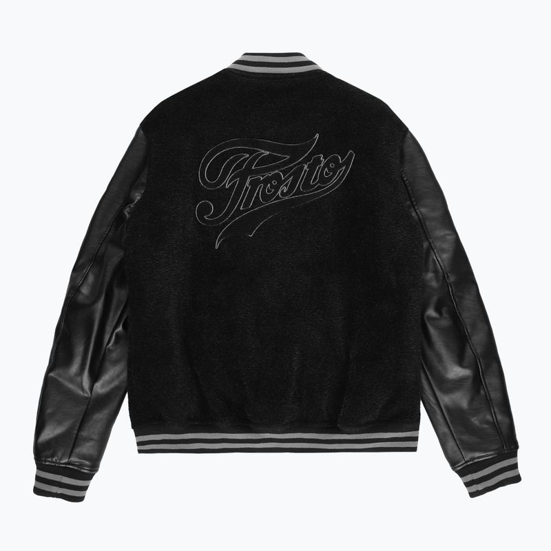 Чоловіча куртка PROSTO Varsity Bomber чорна 3