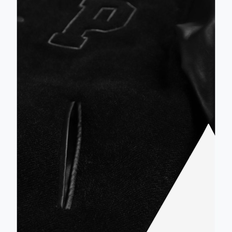 Чоловіча куртка PROSTO Varsity Bomber чорна 6