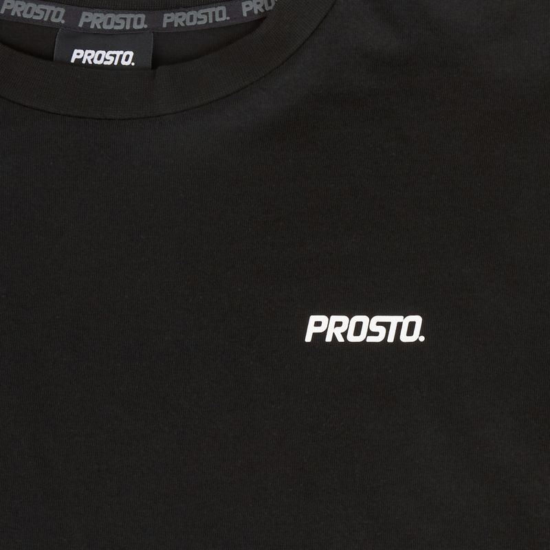 Чоловіча футболка PROSTO Base чорна 3