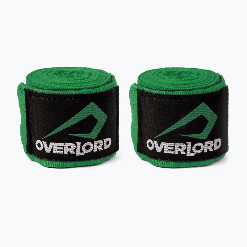 Бинти боксерські Overlord еластичні зелені 200001-LGR/350 3