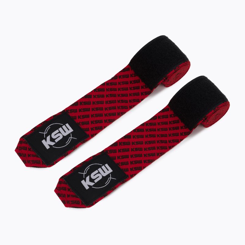 Бинти боксерські KSW red 2