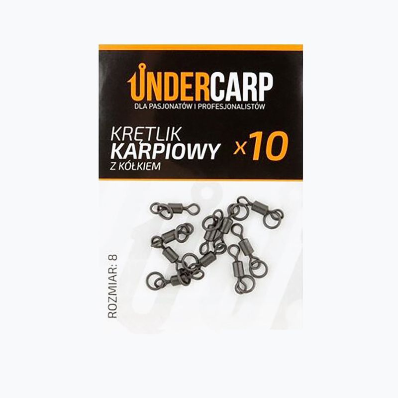 Короповий вертлюжок UnderCarp з кільцем чорний UC54