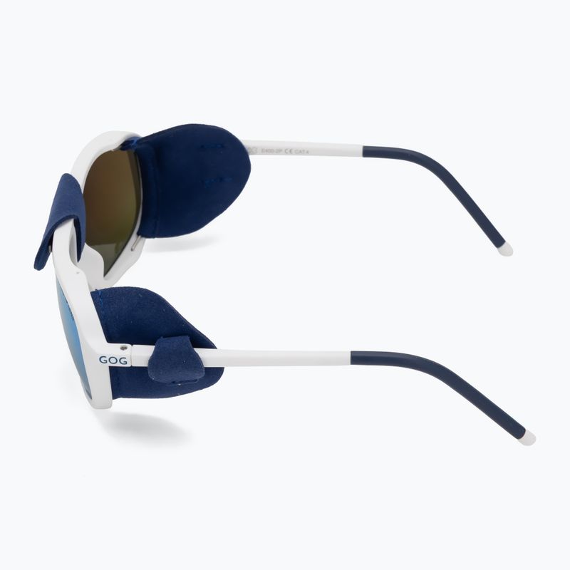 Окуляри сонцезахисні GOG Everest matt white/navy blue 4