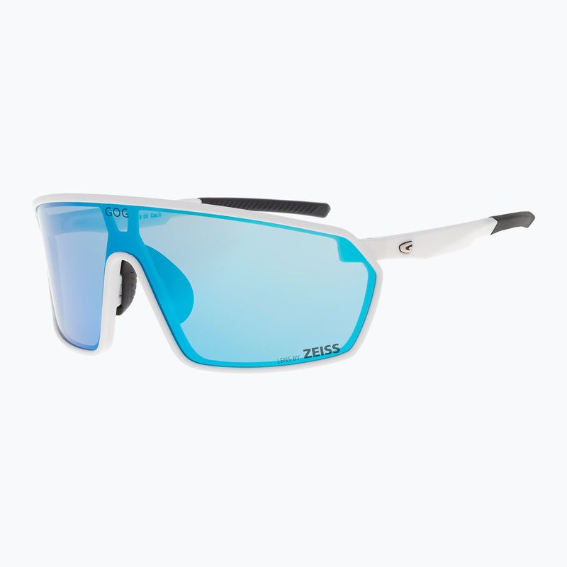 Окуляри сонцезахисні gOG Freya matt white/black/reflex sky blue