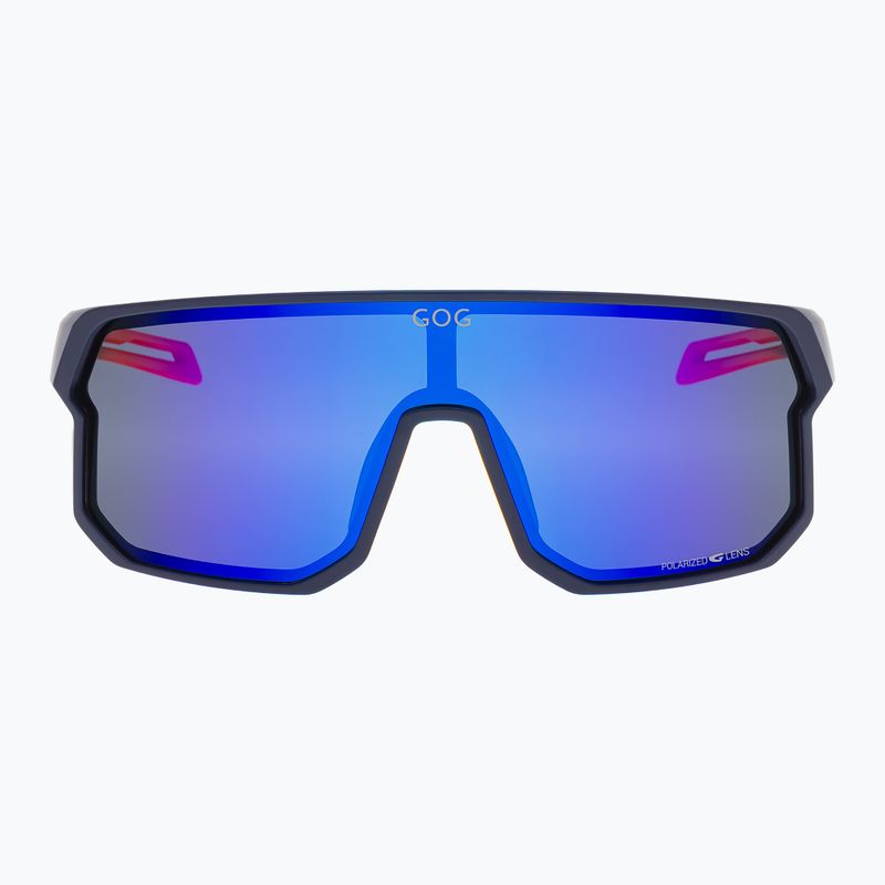 Окуляри сонцезахисні GOG Vidar matt navy blue/orange reflex blue 2