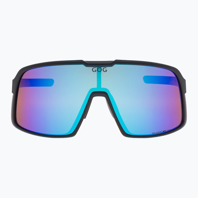 Окуляри сонцезахисні GOG Kari matt black/reflex white/blue 2