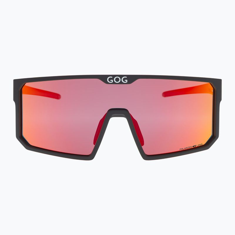 Окуляри сонцезахисні GOG Maat matt black/reflex red 2