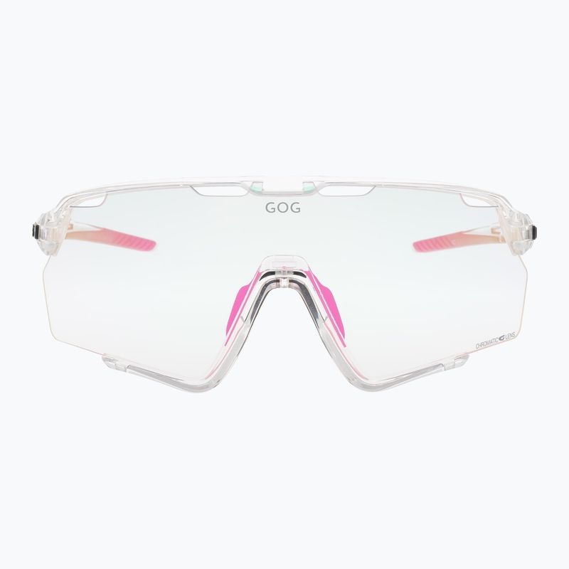 Окуляри сонцезахисні GOG Prometheus photochromic pink/black reflex pink 3