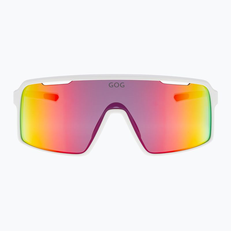 Окуляри сонцезахисні GOG Enki matt white/black reflex black/red 2