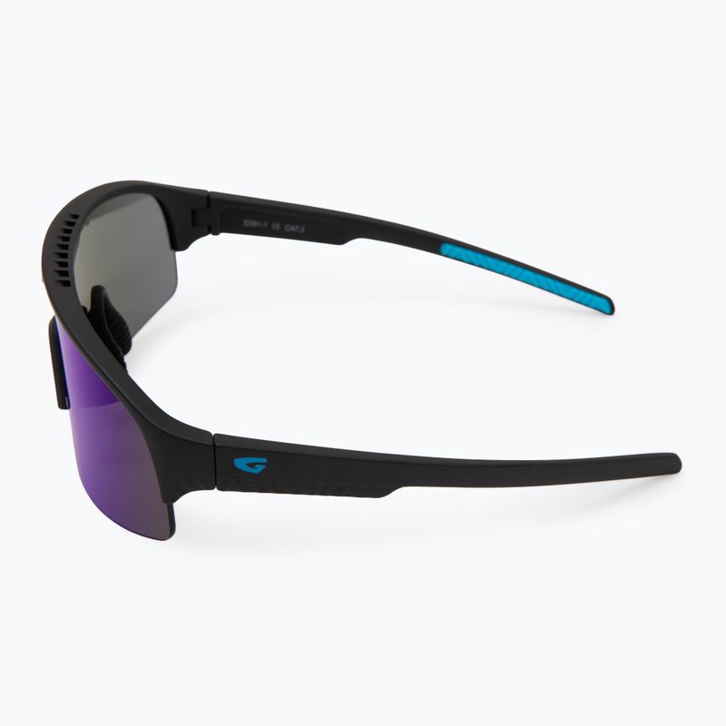 Окуляри сонцезахисні дитячі GOG Petra matt black/blue reflex blue 4