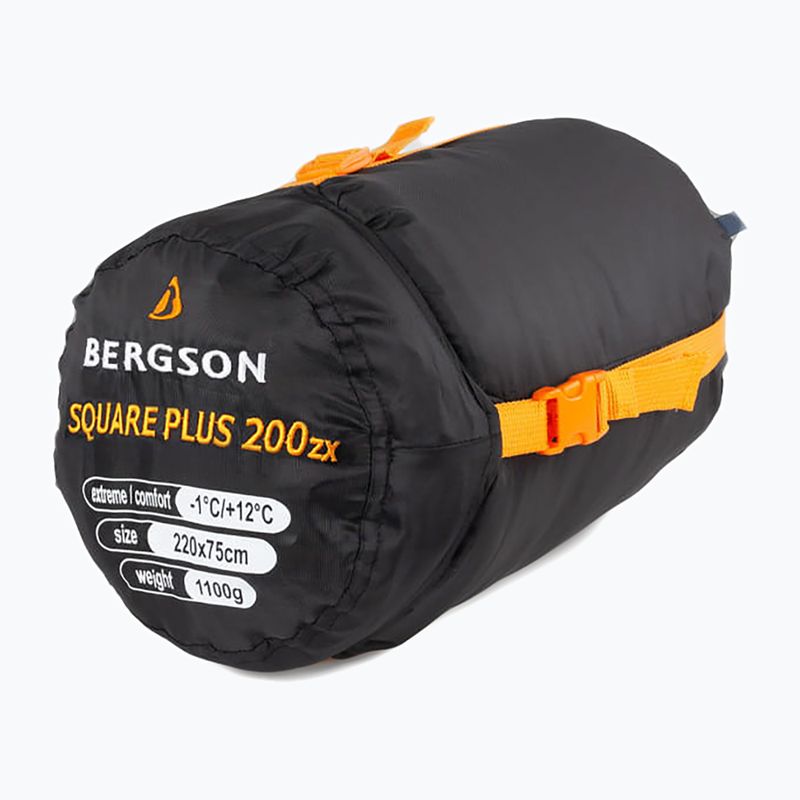 Спальний мішок Berghson Square Plus 200 ZX чорний 2