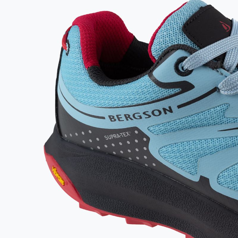 Жіночі трекінгові черевики BERGSON Guera Low STX світло-блакитні 16
