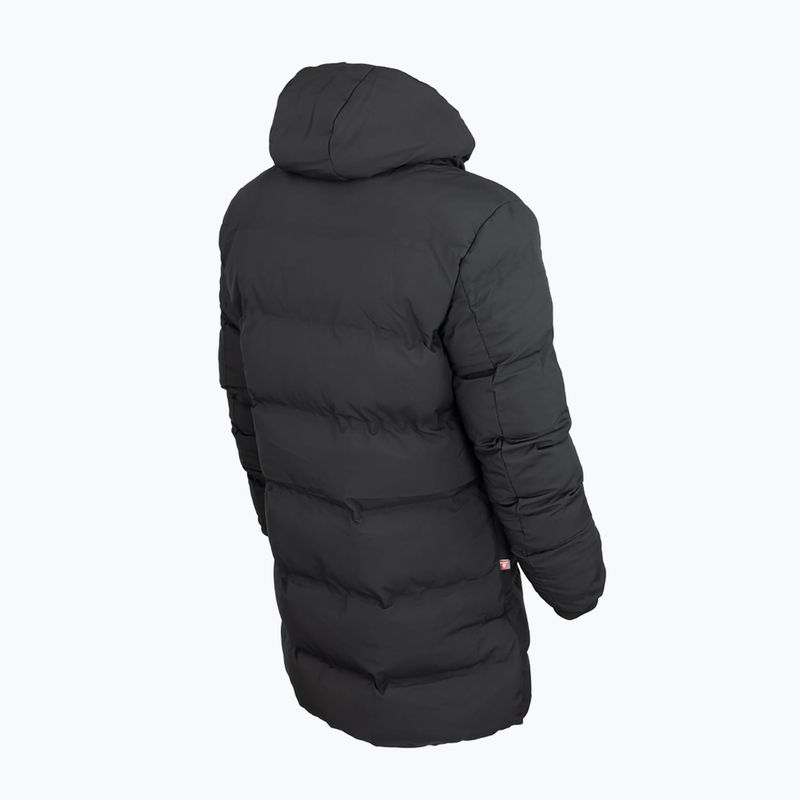 Чоловіче утеплене пальто BERGSON Snow Leopard Primaloft чорне 2