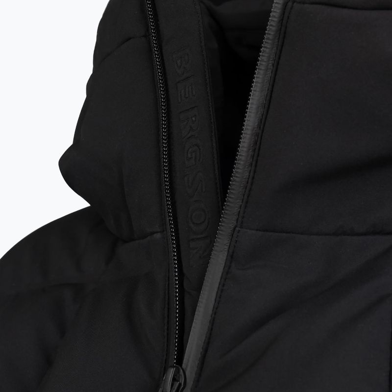 Чоловіче утеплене пальто BERGSON Snow Leopard Primaloft чорне 6